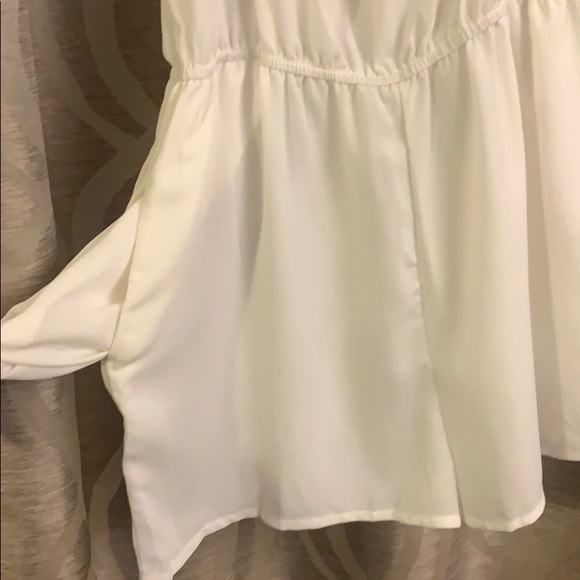 Womens White Romper - Picture 5 of 10